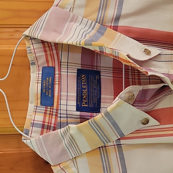 Pendleton cotton plaid shirt - Picture 3 of 4